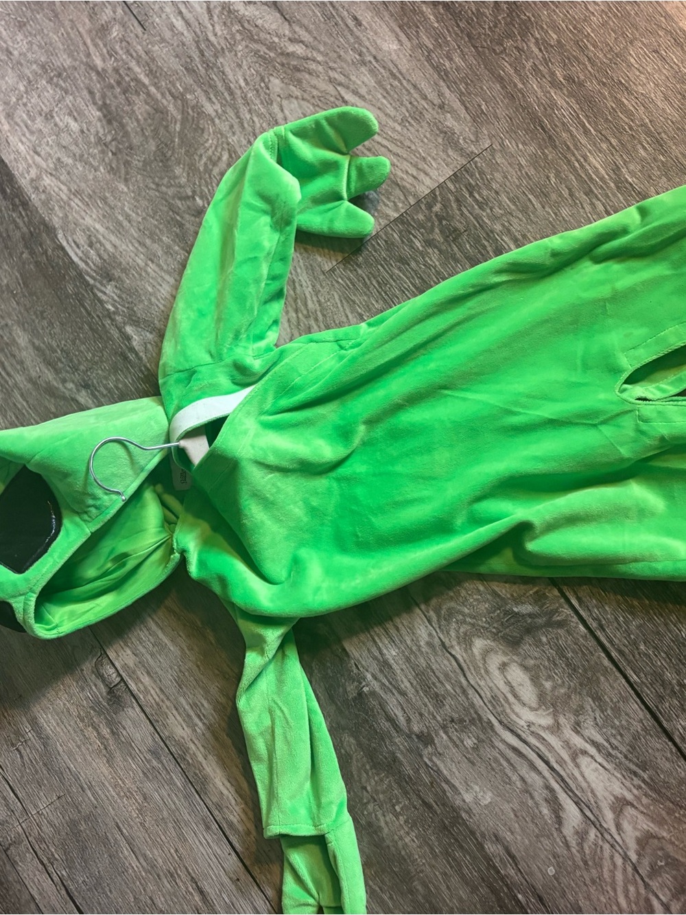 Green Plush Alien Costume Onesie